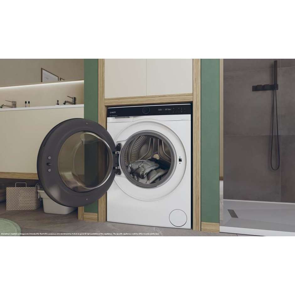 Candy BWS 4128B8-S ProWash&Dry 700 Lavasciuga 12/8 kg 1400 giri Wi-Fi classe A/D