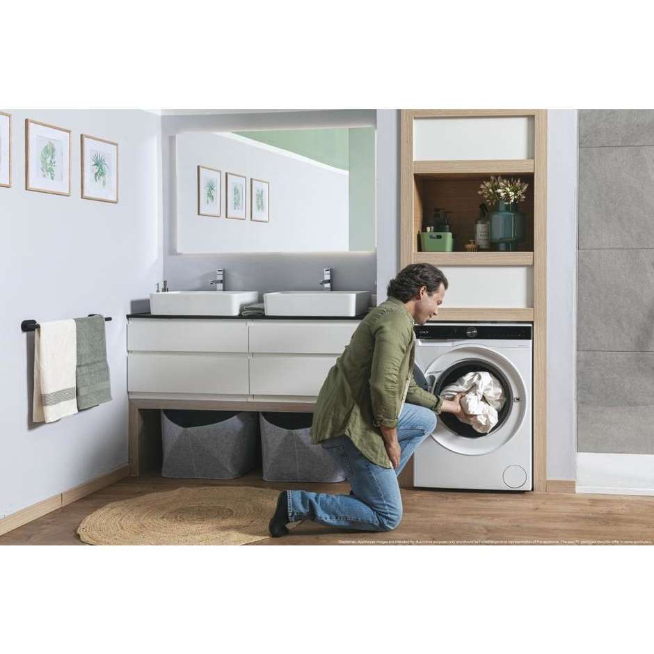 Candy BWS 4128B8-S ProWash&Dry 700 Lavasciuga 12/8 kg 1400 giri Wi-Fi classe A/D