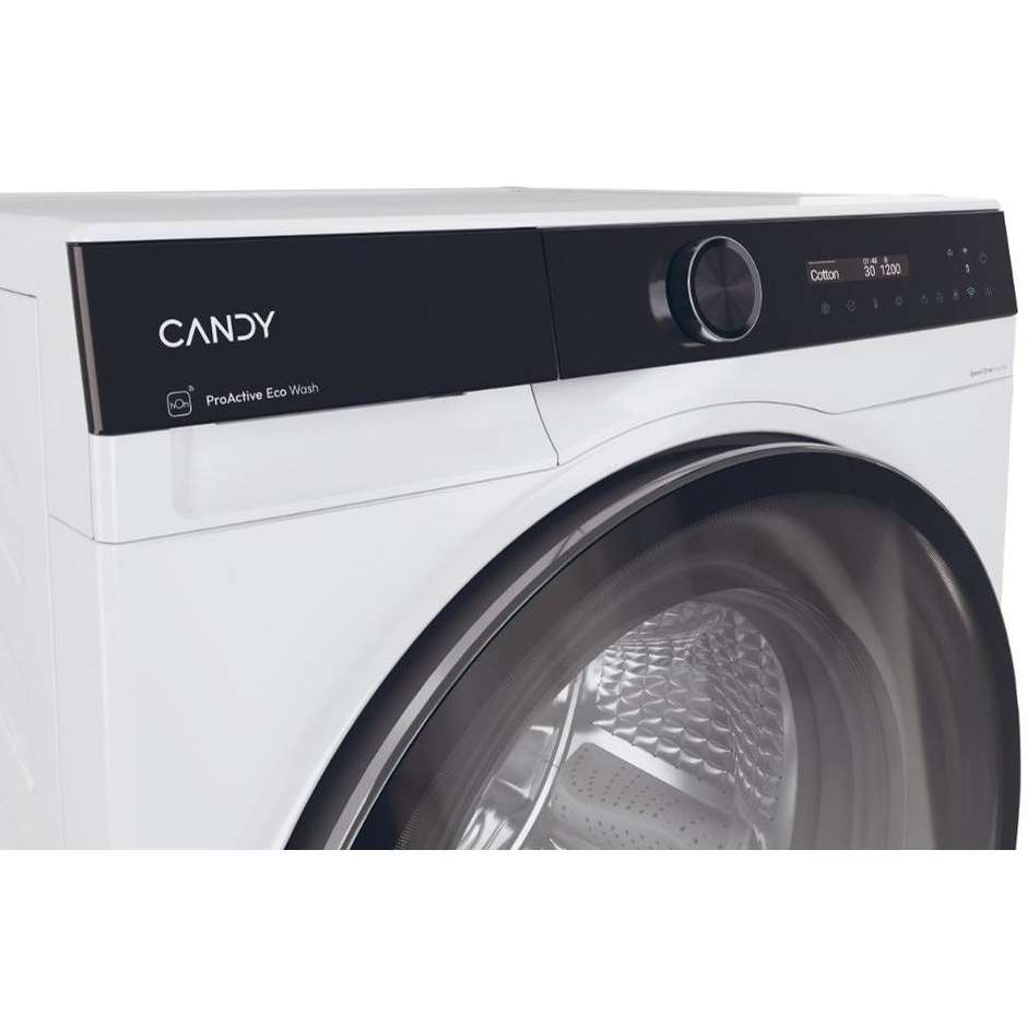 Candy BWS4128B8-S Lavasciuga Carica frontale Capacità 12+8 Kg 1600 Giri/min Classe D Colore Bianco