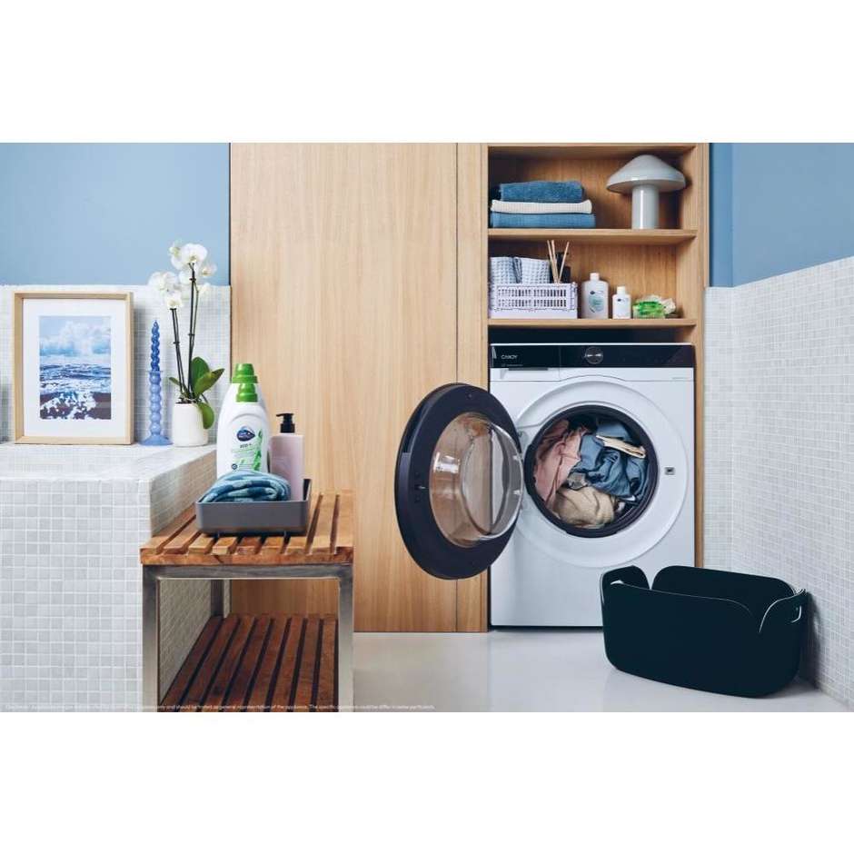 CANDY BWS4128B8S Lavasciuga Carica Frontale 12/8 kg 1400 Giri/min Motore Inverter Smart Wi-Fi Classe A
