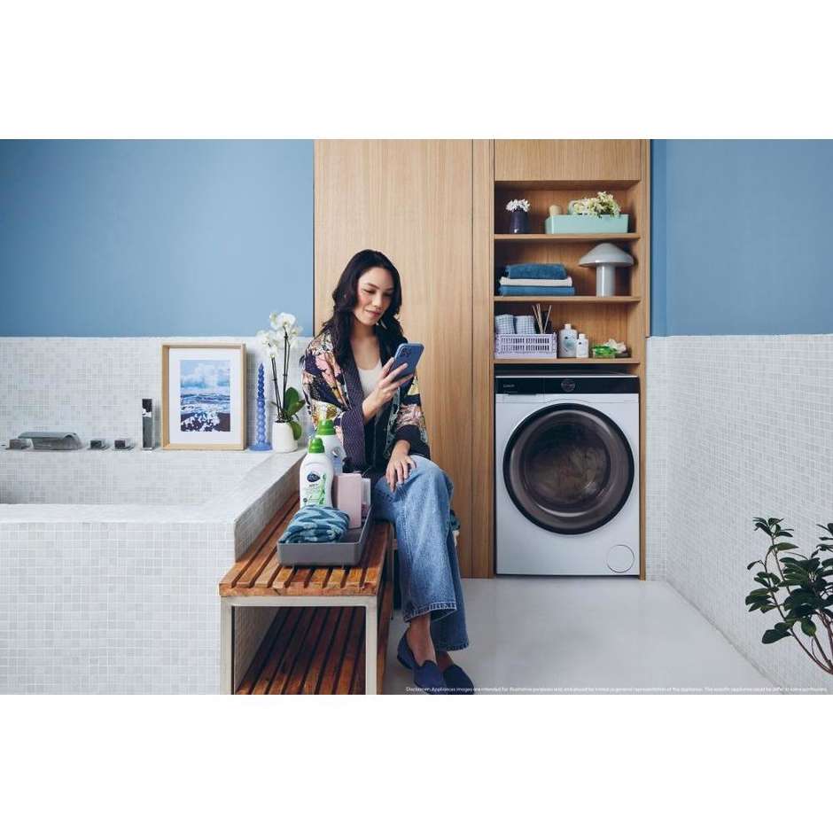 CANDY BWS4128B8S Lavasciuga Carica Frontale 12/8 kg 1400 Giri/min Motore Inverter Smart Wi-Fi Classe A