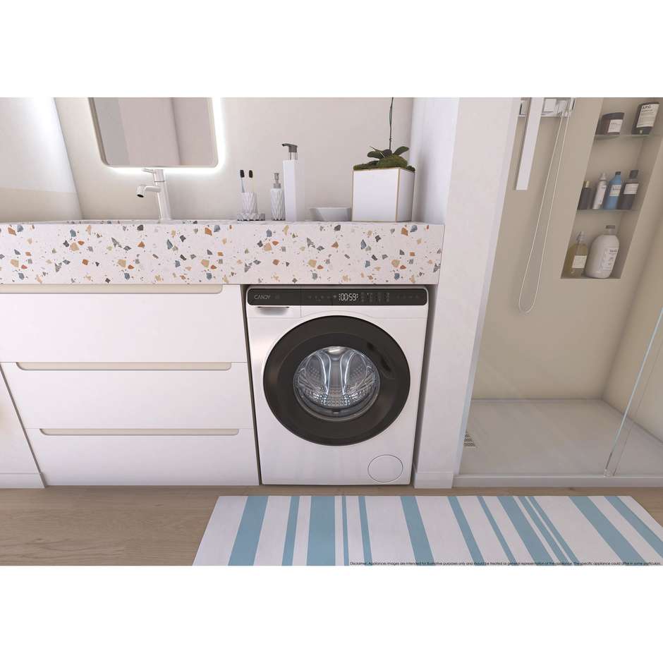 Candy CCW50BP12307U1S Lavatrice Carica frontale Capacita 5 Kg 1200 Giri/min Classe A Colore Bianco