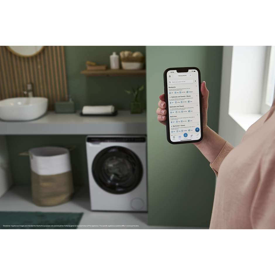 Candy CCW50BP12307U1S Lavatrice Carica frontale Capacita 5 Kg 1200 Giri/min Classe A Colore Bianco