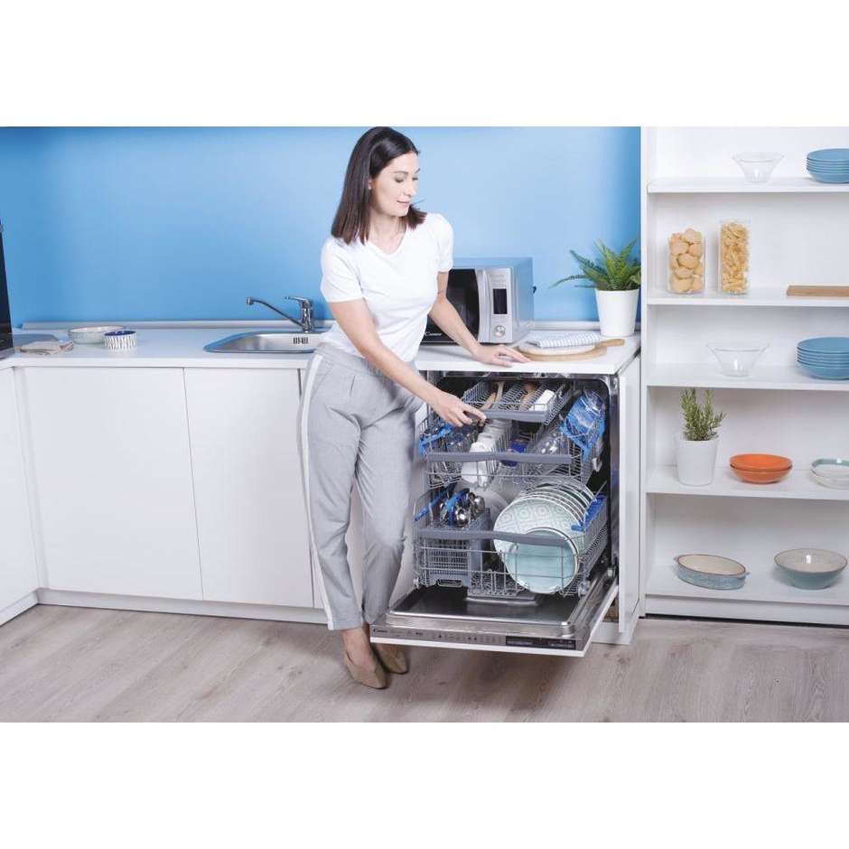 Candy CELDIMN 4S622PS Brava lavastoviglie a scomparsa totale, 16 coperti, Wi-Fi