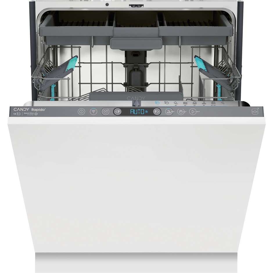Candy CI4B4F1A Lavastoviglie a scomparsa totale 14 coperti Classe B Colore Bianco