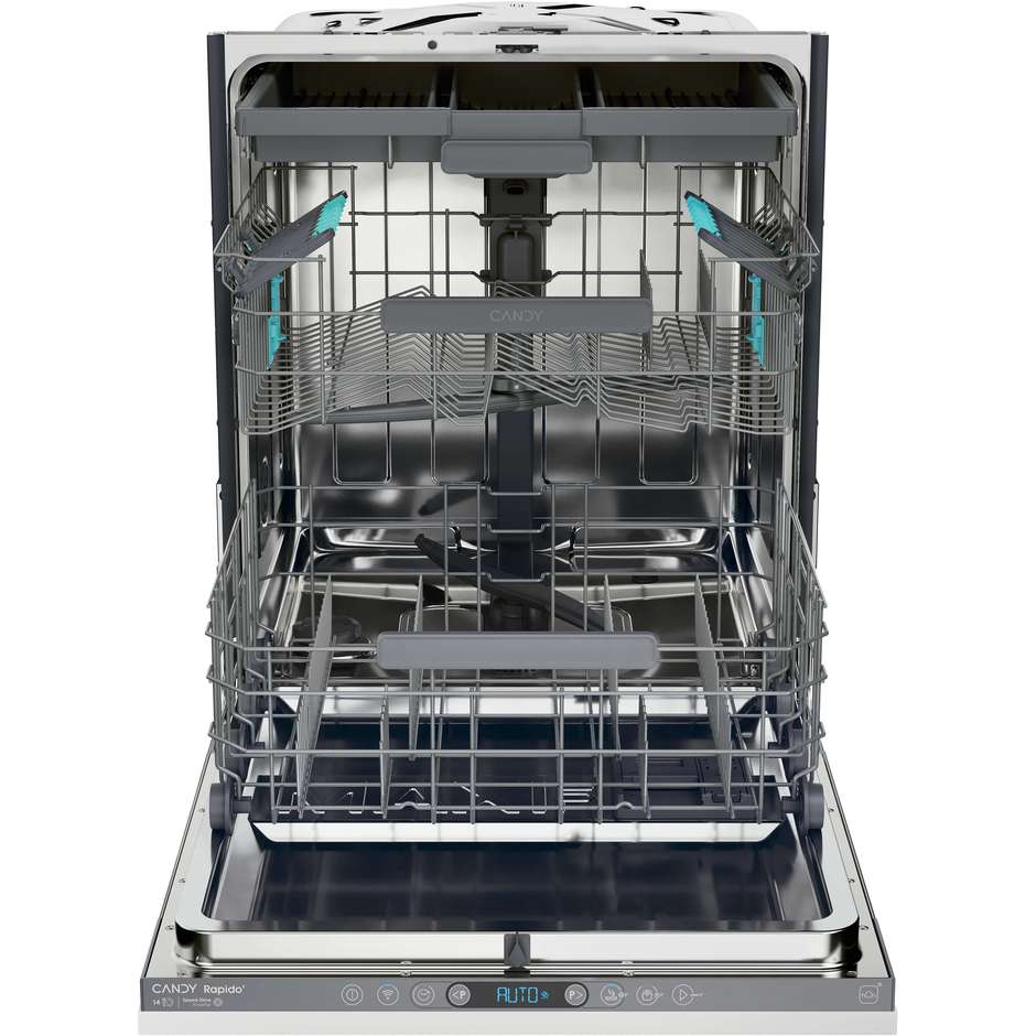 Candy CI4B4F1A Lavastoviglie a scomparsa totale 14 coperti Classe B Colore Bianco