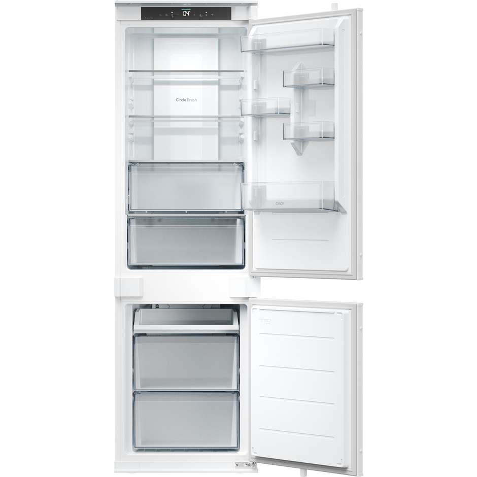 CANDY CNBQT3518E Frigorifero Combinato da Incasso 251 L Aria Circolante Dinamica Classe E 35 dB