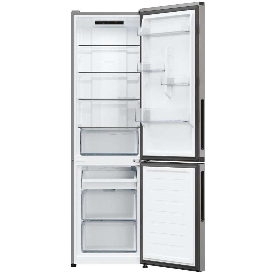 Candy CNCQ2T518EX Frigorifero combinato Libera installazione Capacita 279 Lt Classe E Colore Acciaio inox