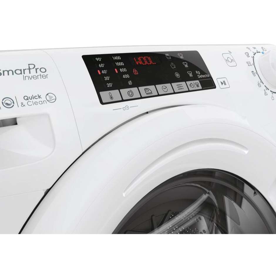 Candy CO4104TWM Lavatrice Carica frontale Capacita 10 Kg 1400 Giri/min Classe A Colore Bianco