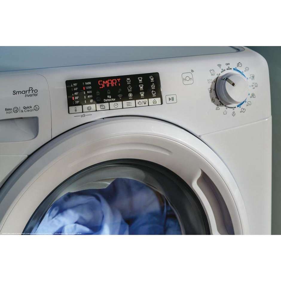 Candy CO4104TWM Lavatrice Carica frontale Capacita 10 Kg 1400 Giri/min Classe A Colore Bianco