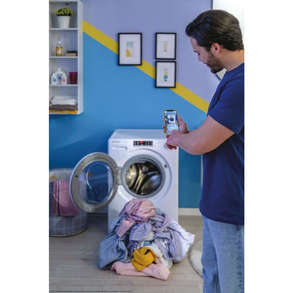 Candy CO4104TWM Lavatrice Carica frontale Capacita 10 Kg 1400 Giri/min Classe A Colore Bianco