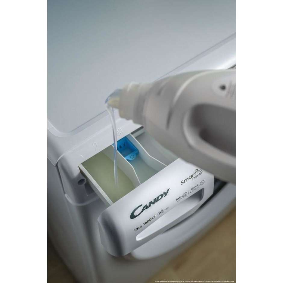 Candy CO4104TWM Lavatrice Carica frontale Capacita 10 Kg 1400 Giri/min Classe A Colore Bianco