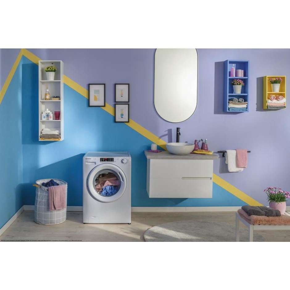 Candy COW4854TWM6/1 Lavasciuga Carica frontale Capacità 8+5 Kg 1400 Giri/min Classe D Colore Bianco