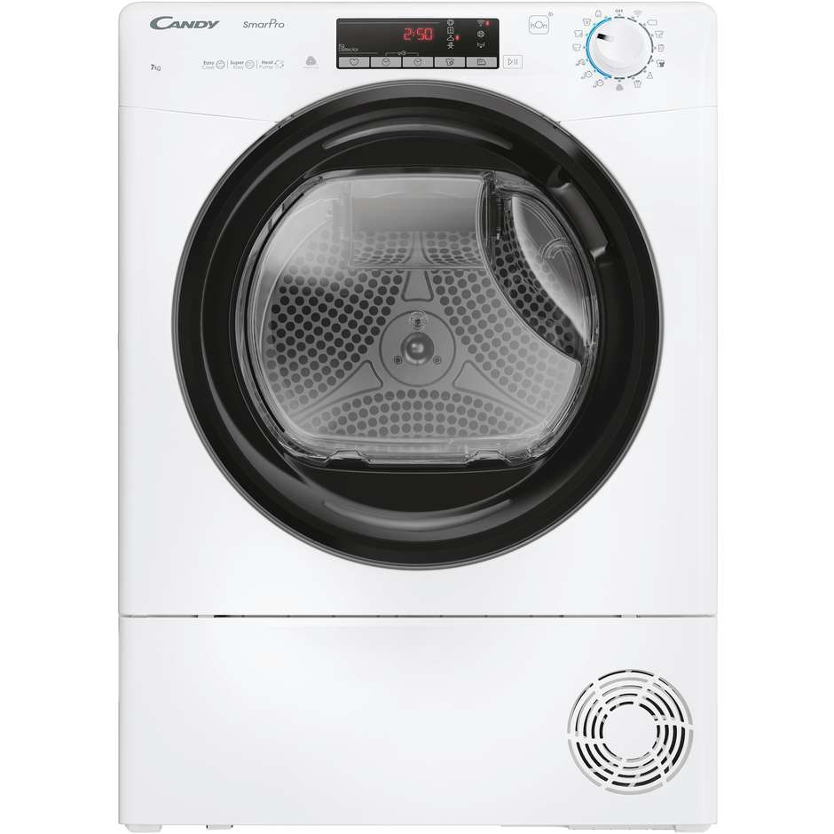 Candy CR04H7A2TBE Asciugatrice a Pompa di Calore 7 kg Classe A++ Bianco