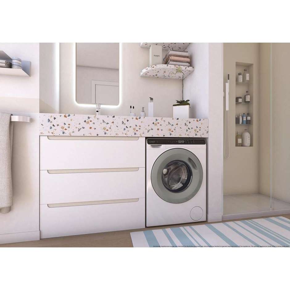 Candy CW50-BP12307GU-S Lavatrice Carica frontale Capacita 5 Kg 1200 Giri/min Classe A Colore Bianco