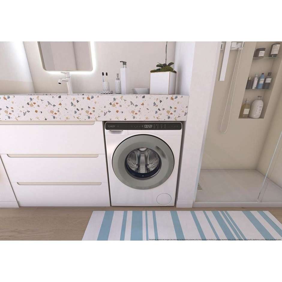 Candy CW50-BP12307GU-S Lavatrice Carica frontale Capacita 5 Kg 1200 Giri/min Classe A Colore Bianco