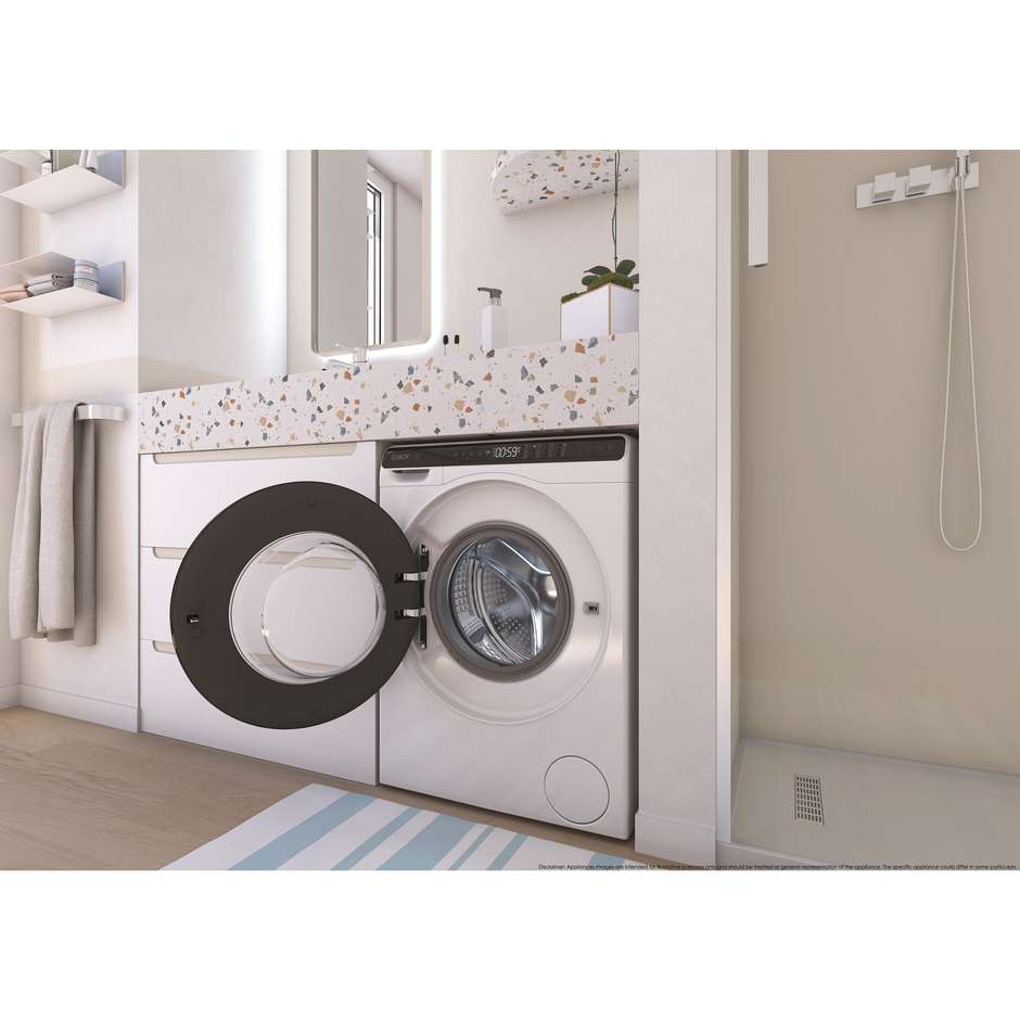 Candy CW50BP12307U1S Lavasciuga 5+5 kg 1230 Giri/min Classe A Bianco