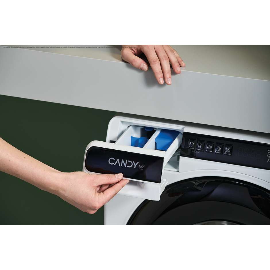 Candy CW50BP12307U1S Lavasciuga 5+5 kg 1230 Giri/min Classe A Bianco