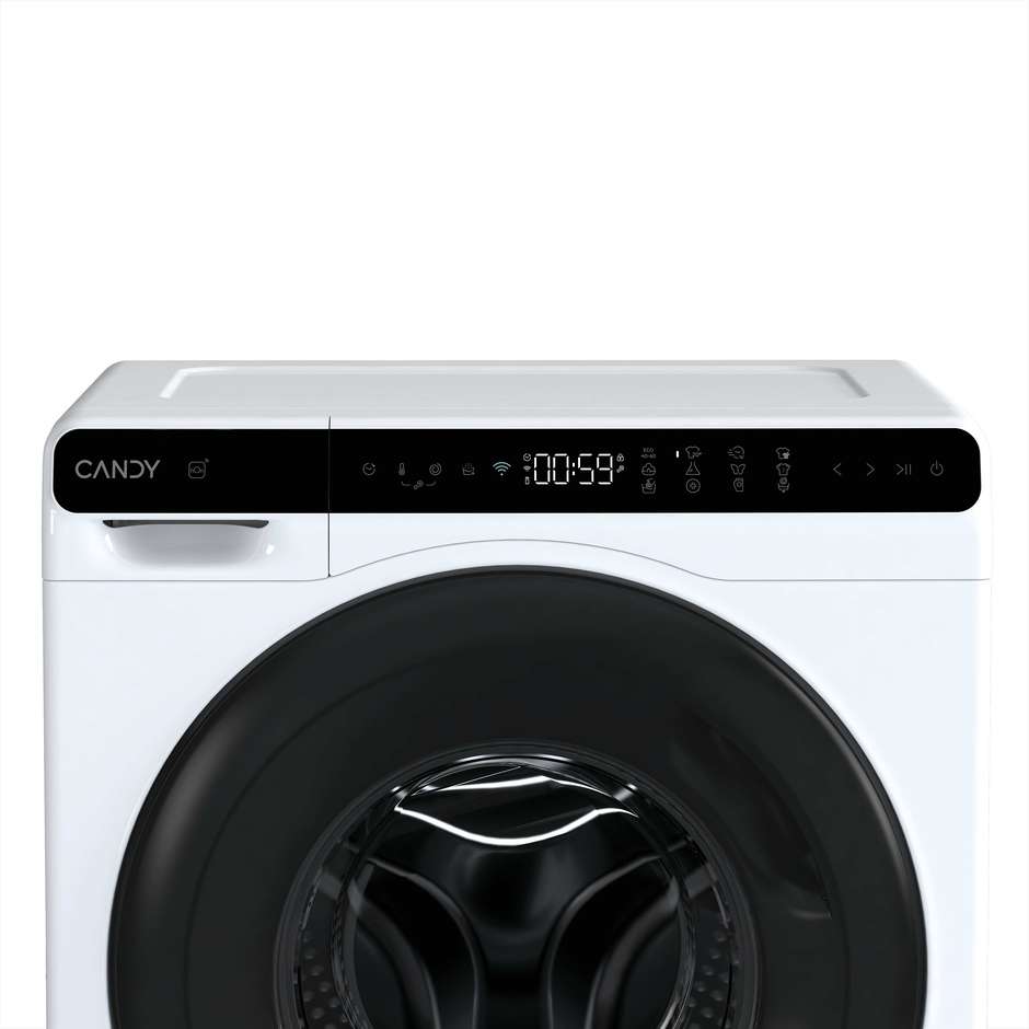 CANDY CW50BP12307U1S Lavatrice Carica Frontale Slim 40 cm 5 kg 1200 Giri/min Motore Inverter Smart Wi-Fi Classe A