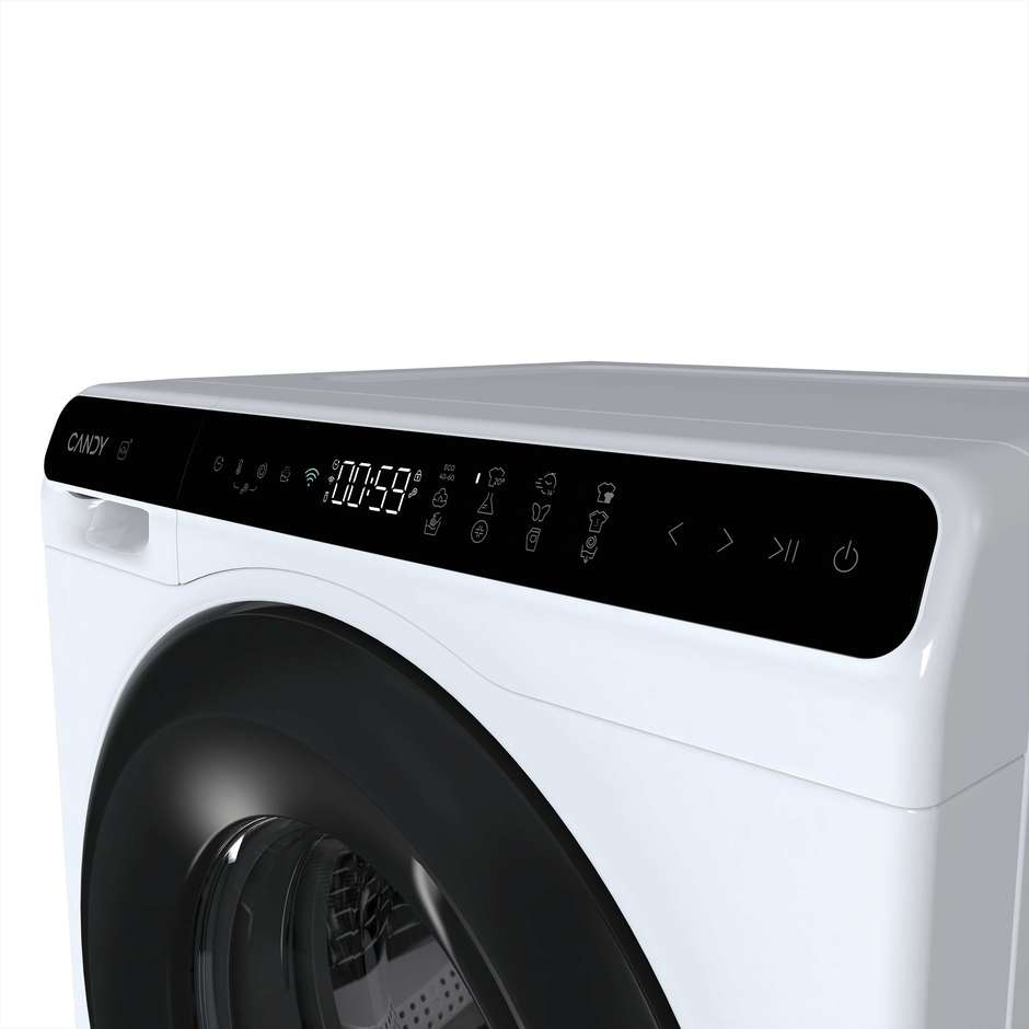 CANDY CW50BP12307U1S Lavatrice Carica Frontale Slim 40 cm 5 kg 1200 Giri/min Motore Inverter Smart Wi-Fi Classe A