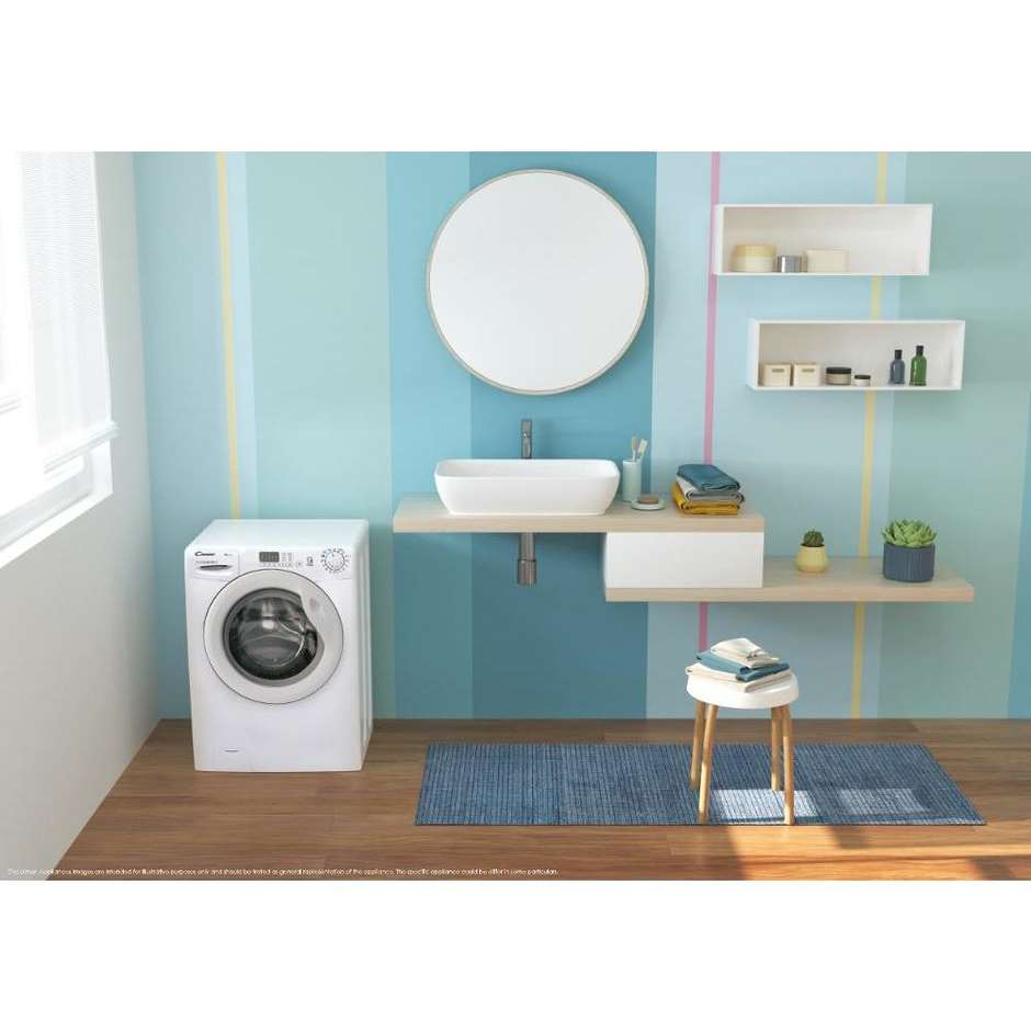 Candy Easy EY4061DW4/1-S lavatrice slim 6 kg 1000 giri classe B