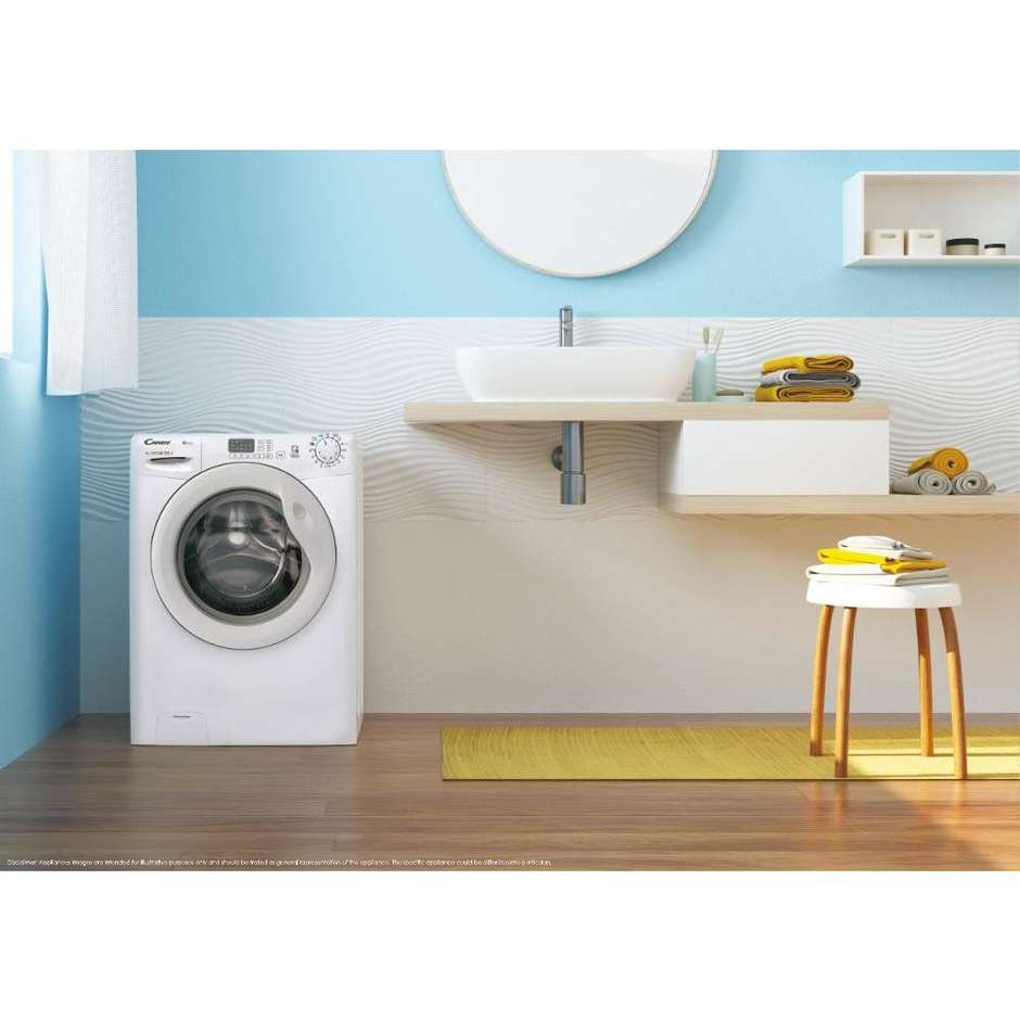 Candy Easy EY4061DW4/1-S lavatrice slim 6 kg 1000 giri classe B