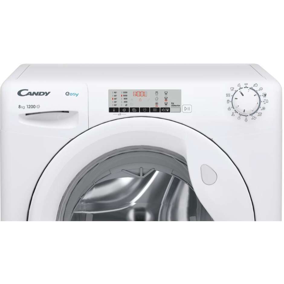 Candy EY284DWM5 Lavatrice Caricamento frontale Capacita 8 Kg 1200 Giri/min Classe A Colore Bianco