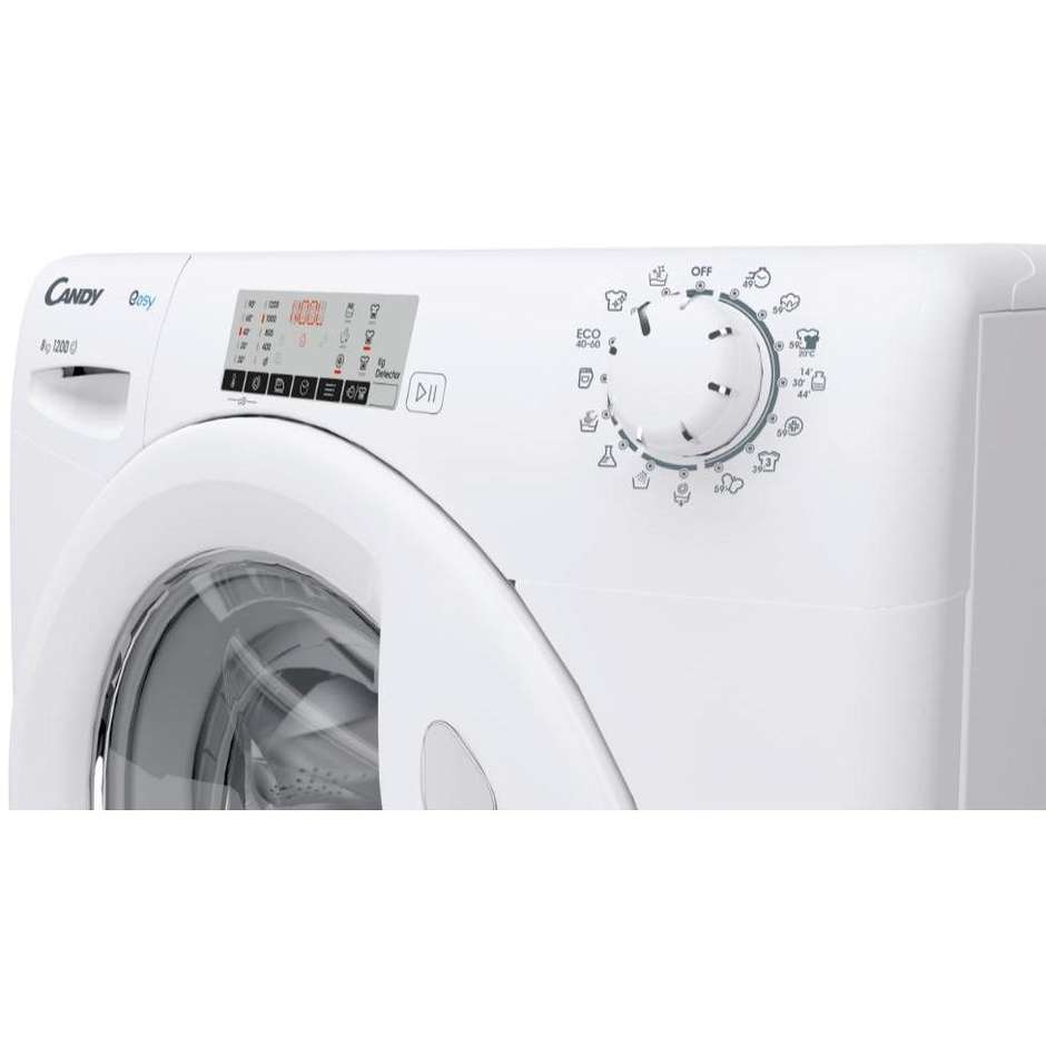 Candy EY284DWM5 Lavatrice Caricamento frontale Capacita 8 Kg 1200 Giri/min Classe A Colore Bianco