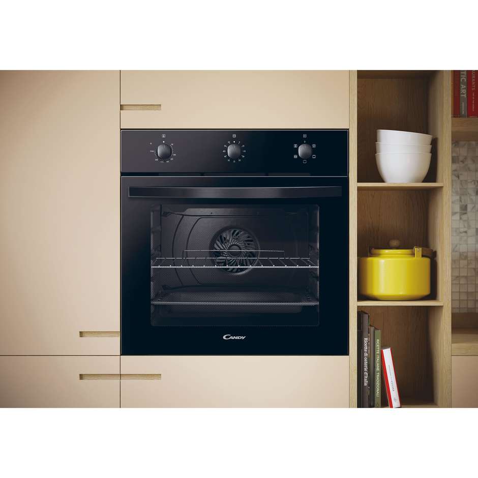 Candy FIDCN502 Forno Elettrico da incasso Capacita 65 L Classe A Colore Nero