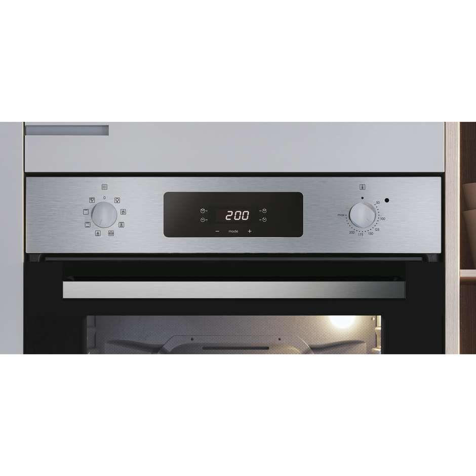 Candy FMCIDC X605/CA Forno da Incasso 65 Litri Ventilato Cottura a Vapore Idrolitico Classe A+ Inox