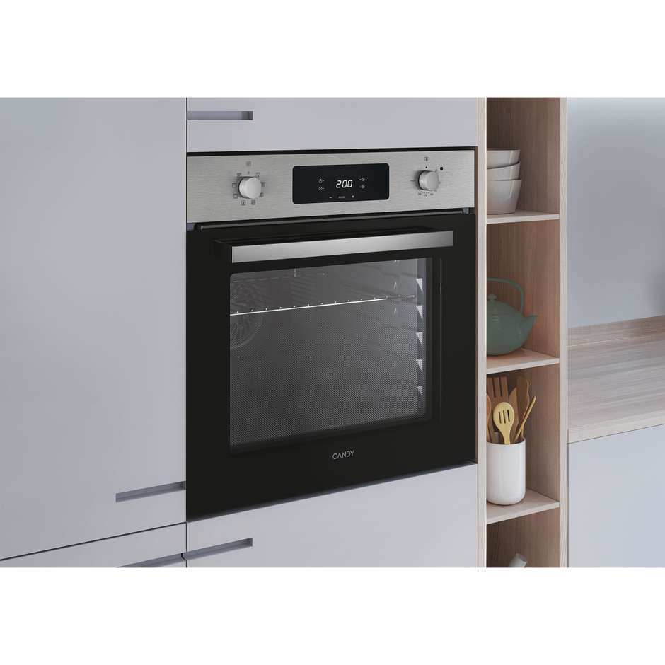 Candy FMCIDC X605/CA Forno Elettrico da incasso Capacita 65 Lt Potenza 2400 W Classe A+ Colore Acciaio inox