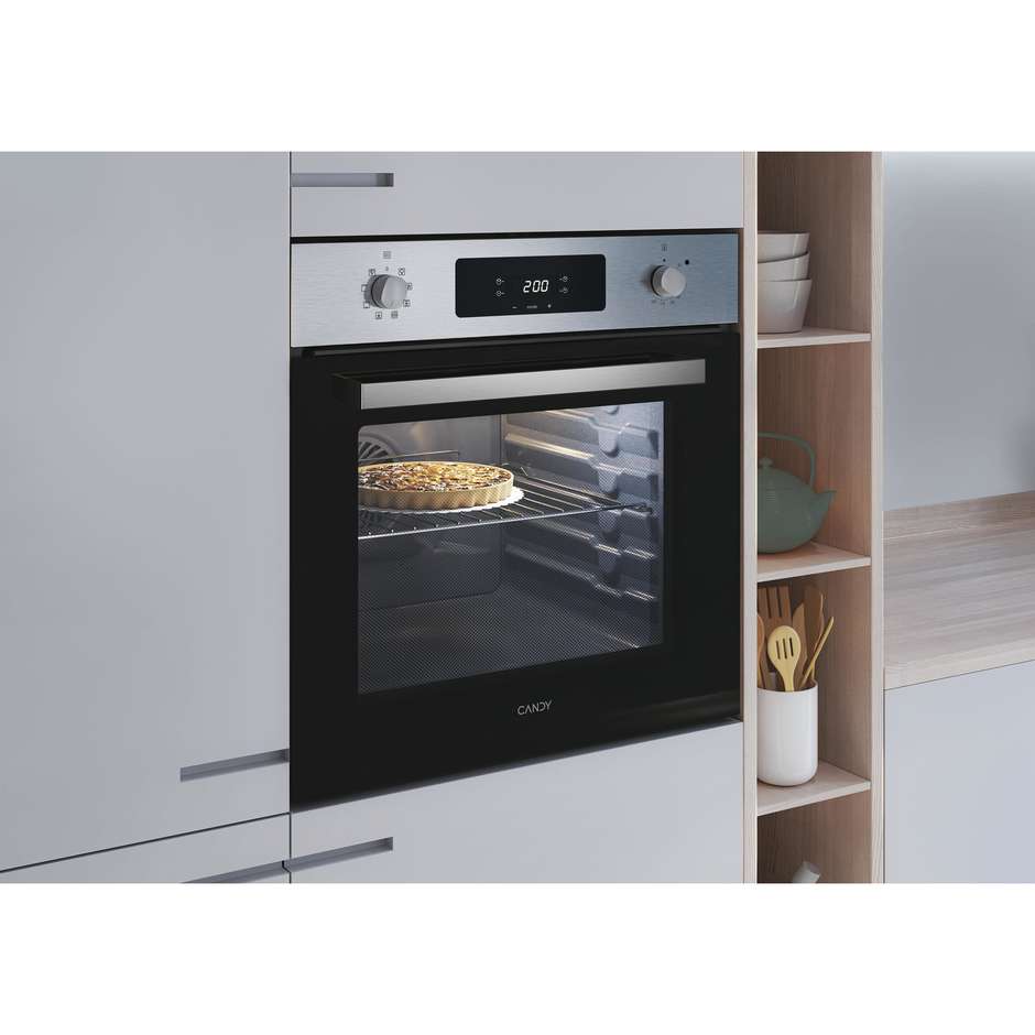 Candy FMCIDC X605/CA Forno Elettrico da incasso Capacita 65 Lt Potenza 2400 W Classe A+ Colore Acciaio inox