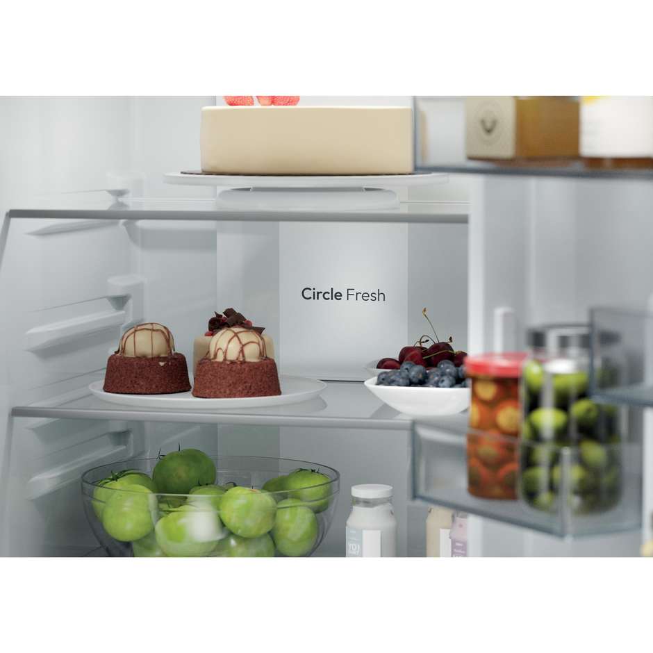 Candy Fresco CNBQT3518E Frigorifero Combinato da Incasso Total No Frost Circle Fresh 250 Litri Classe E Bianco