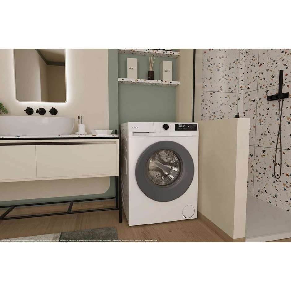 Candy GD49G8-S Lavasciuga 9+5 kg 1400 Giri/min Classe A Inox / Silver