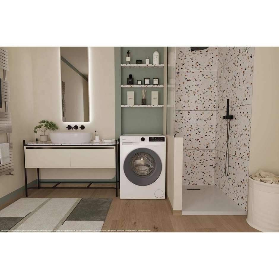 CANDY GD49G8-S Lavatrice Carica frontale 60 cm 9 kg 1400 Giri/min Motore Inverter Vapore Classe A