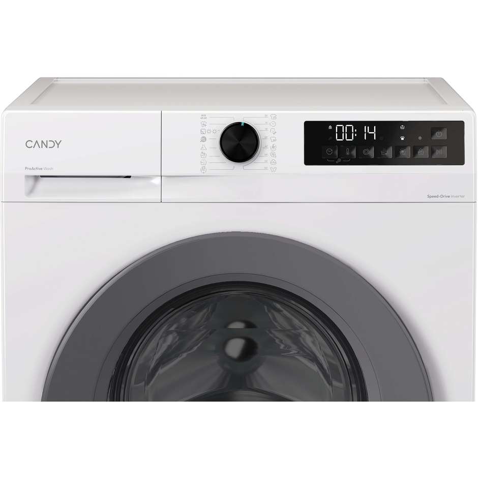 Candy GWD485SG6-S Lavasciuga 8+5 kg 1400 Giri/min Classe A Inox / Silver