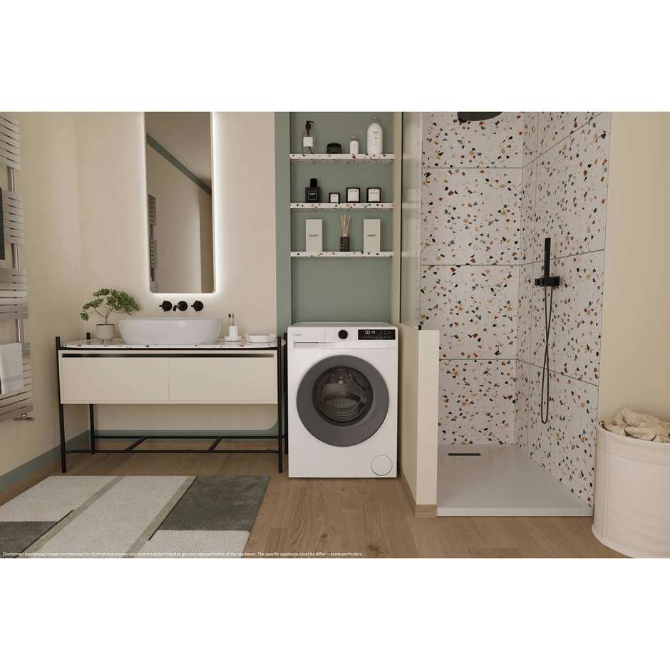Candy GWD485SG6-S Lavasciuga 8+5 kg 1400 Giri/min Classe A Inox / Silver