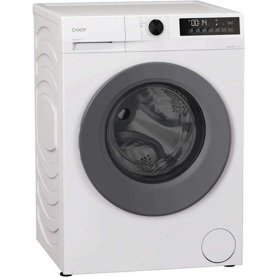 CANDY GWD485SG6-S Lavasciuga Carica Frontale 8/5 kg 1400 Giri/min Motore Inverter Vapore Classe A Bianco, Antracite