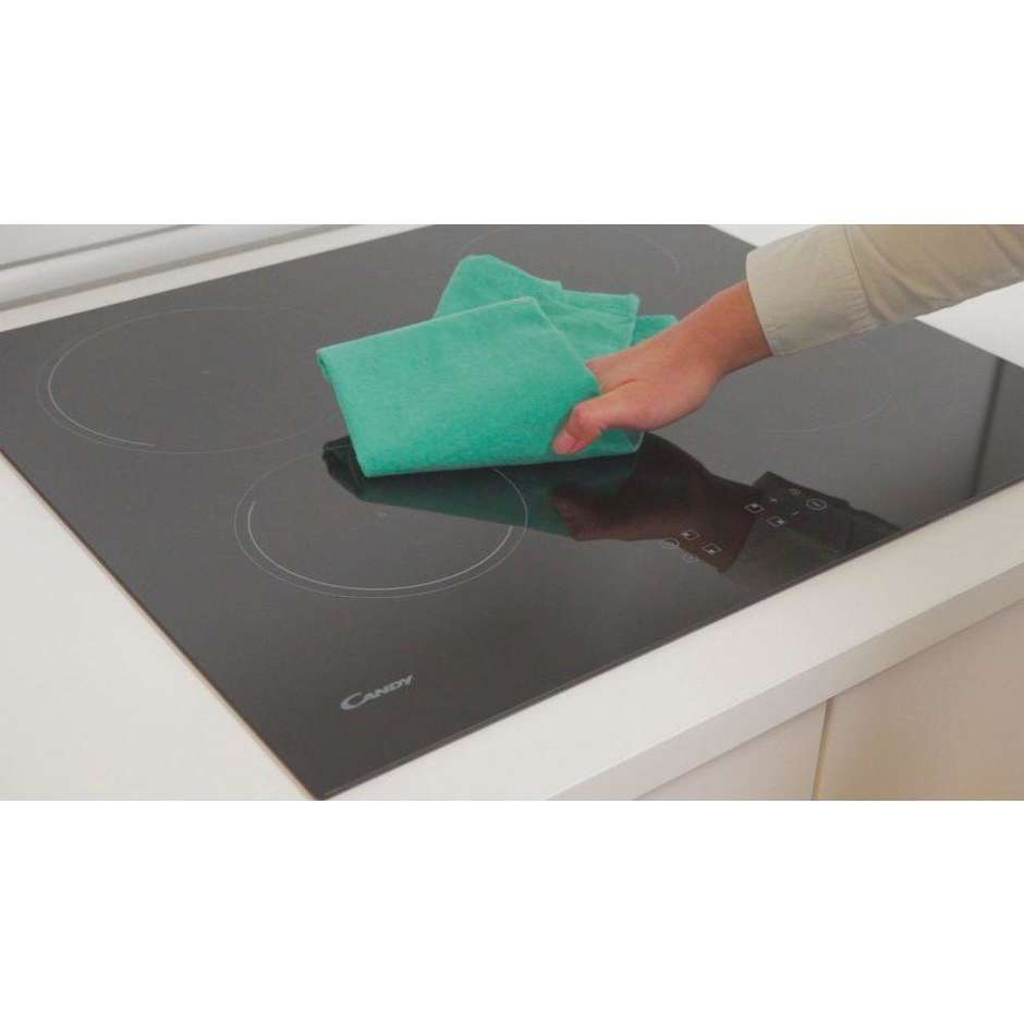 Candy KRCDJ642 piano cottura a induzione 59 cm, 4 zone, vetroceramica nera