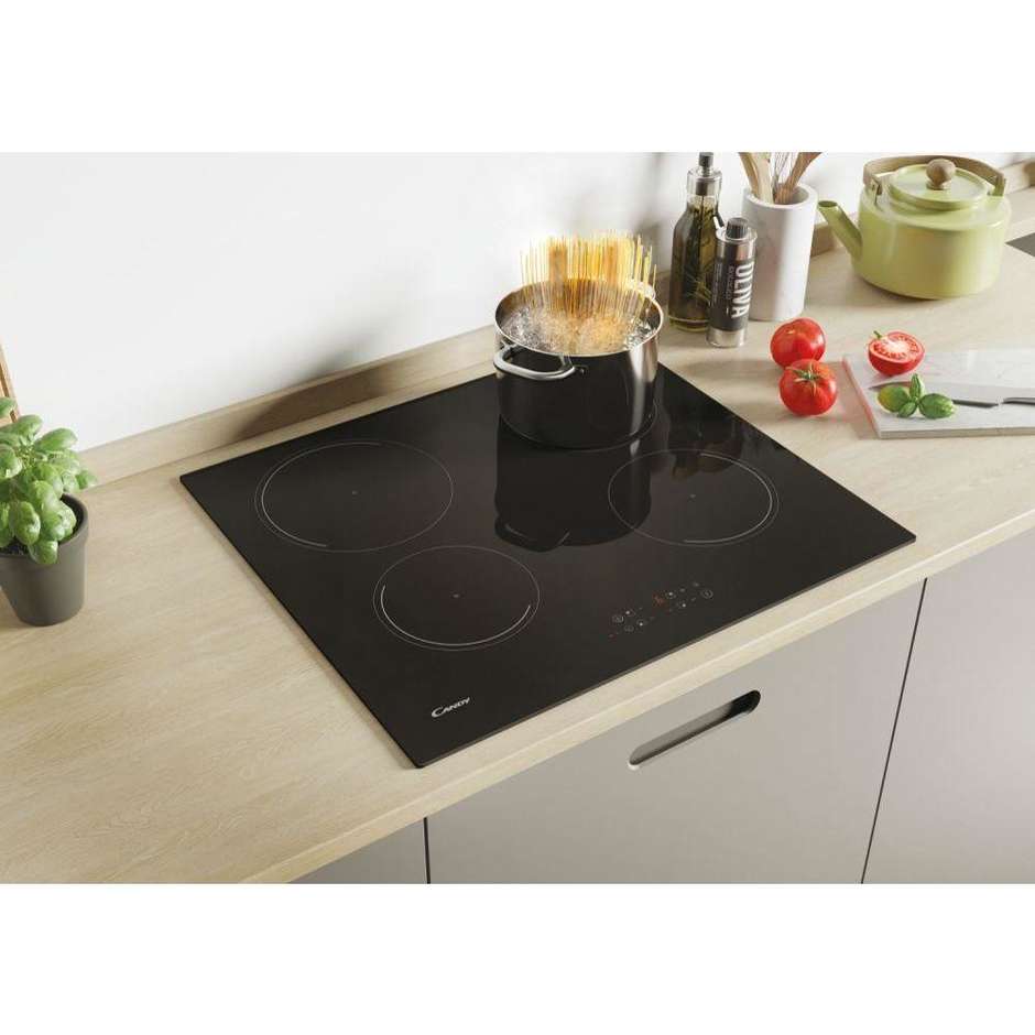 CANDY KRCDJ642 Piano Cottura a Induzione 60 cm 4 Zone Touch Control Nero