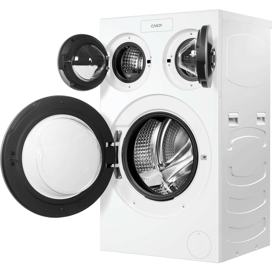 Candy MultiWash MQD 410CBL9-11 Lavatrice 10 kg + 1 kg + 1 kg 1400 giri Classe A Bianca