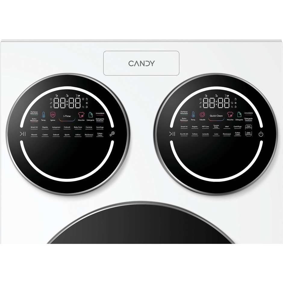 Candy MultiWash MQD 410CBL9-11 Lavatrice 10 kg + 1 kg + 1 kg 1400 giri Classe A Bianca
