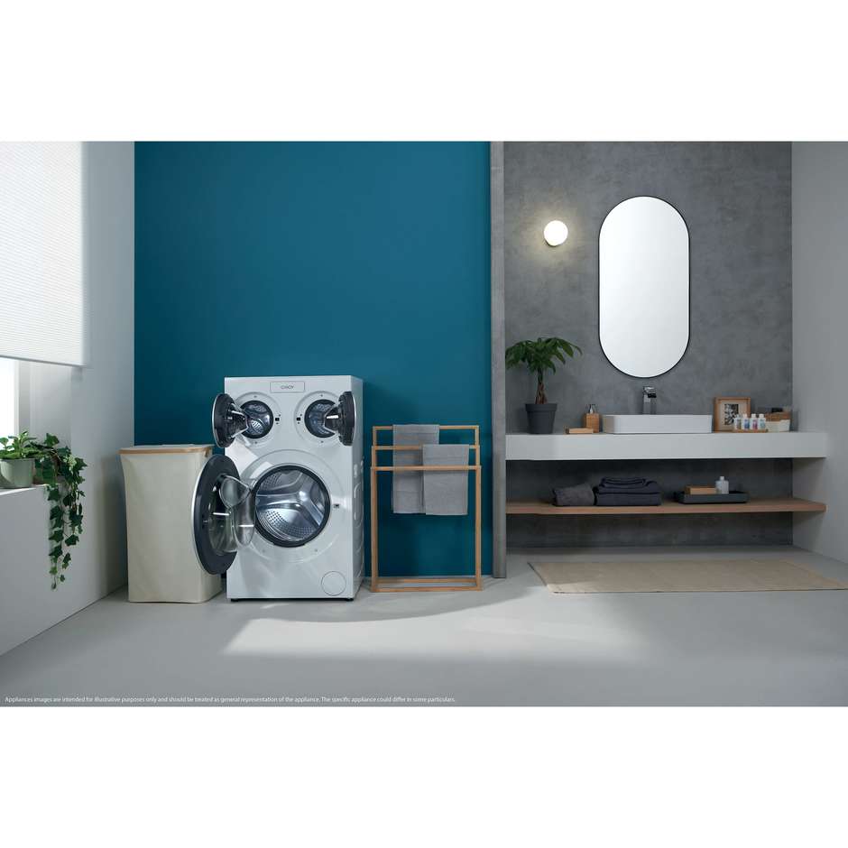 Candy MultiWash MQD 410CBL9-11 Lavatrice 10 kg + 1 kg + 1 kg 1400 giri Classe A Bianca