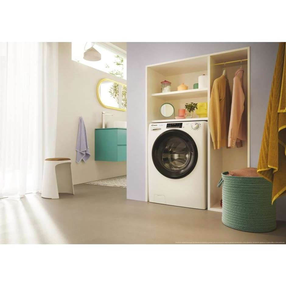 Candy Smart Pro CSOW44644TWMB6-S Lavasciuga Carica frontale Capacità 6 + 4 Kg 1400 Giri/min Classe E Colore Bianco
