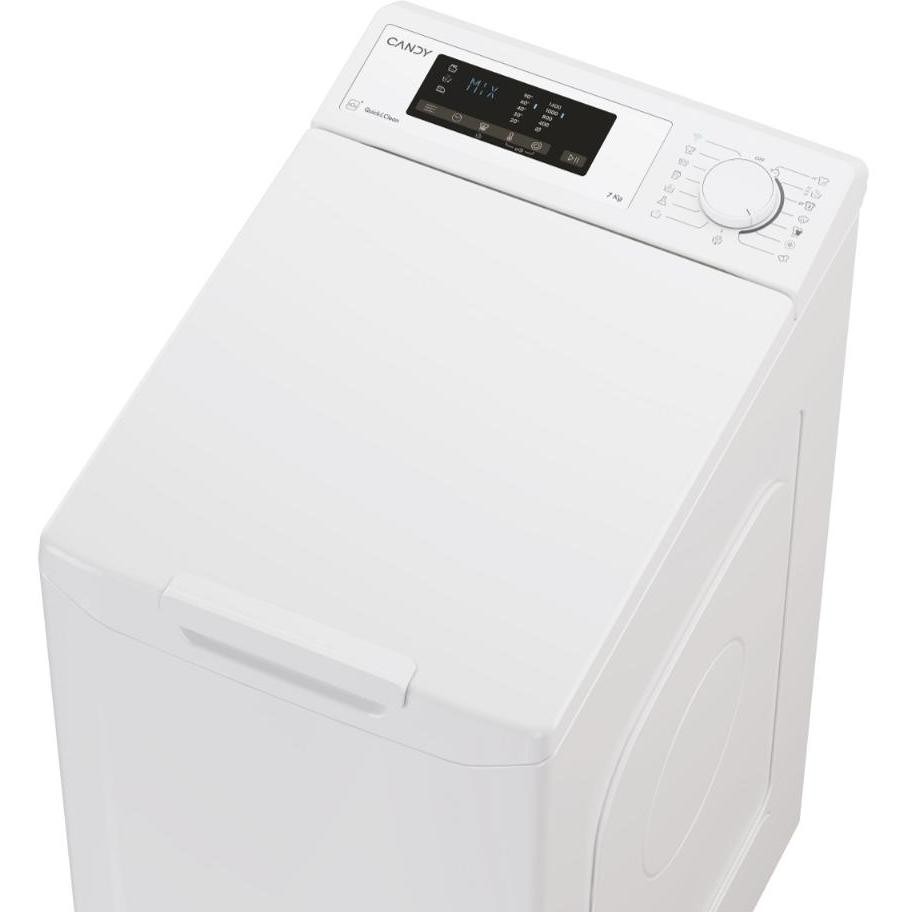 Candy TCA473D3-S Lavatrice Caricamento dall'alto Capacita 7 Kg 1400 Giri/min Classe C Colore Bianco