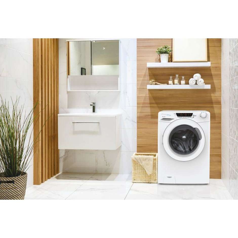 Candy Ultra HCU1410TXM Lavatrice Caricamento frontale Capacita 10 Kg 1400 Giri/min Classe A Colore Bianco