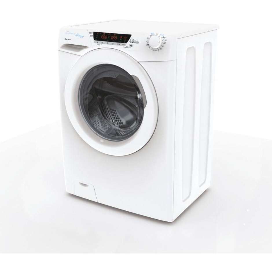 Candy Ultra HCU1410TXM Lavatrice Caricamento frontale Capacita 10 Kg 1400 Giri/min Classe A Colore Bianco