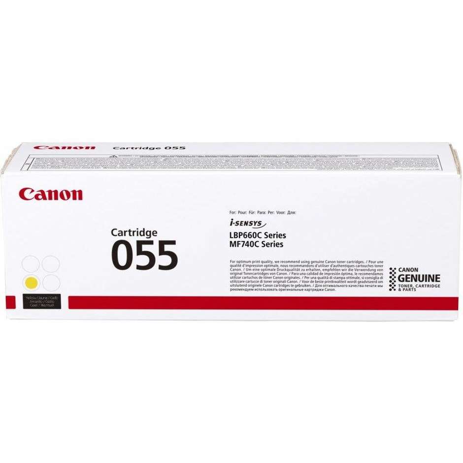 CANON 055 toner per stampanti laserjet colore giallo