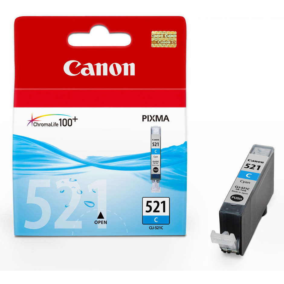 Canon cli-521c cartuccia ink-jet colore ciano