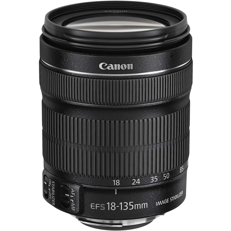 Canon EF-S 18-135 mm f/3.4-5.6 IS obiettivo per fotocamere colore nero